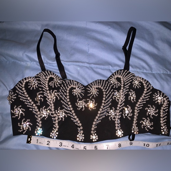 VINTAGE Express crop bustier size 1/2 - Picture 9 of 14